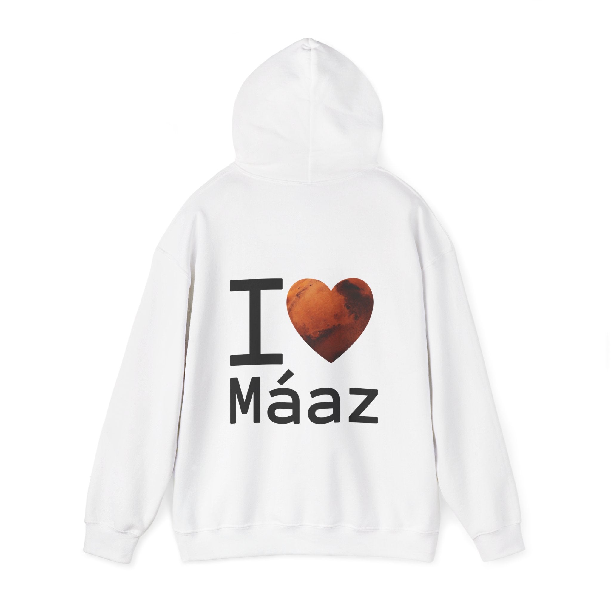 I Love Mars Unisex Heavy Blend Hooded Sweatshirt