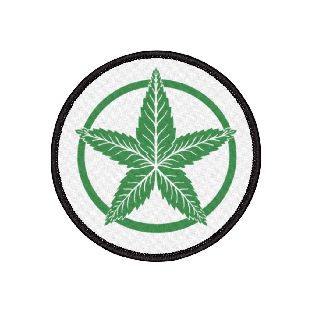 Green Army Star Iron-On Patches | Stylish Embroidered Patches for Jackets & Bags