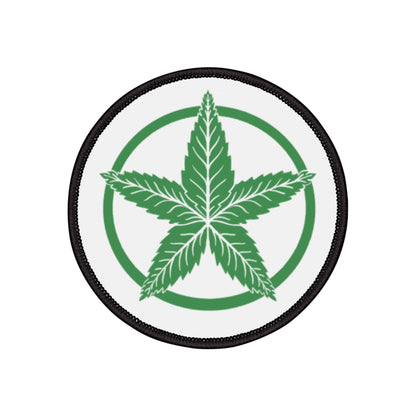 Green Army Star Iron-On Patches | Stylish Embroidered Patches for Jackets & Bags