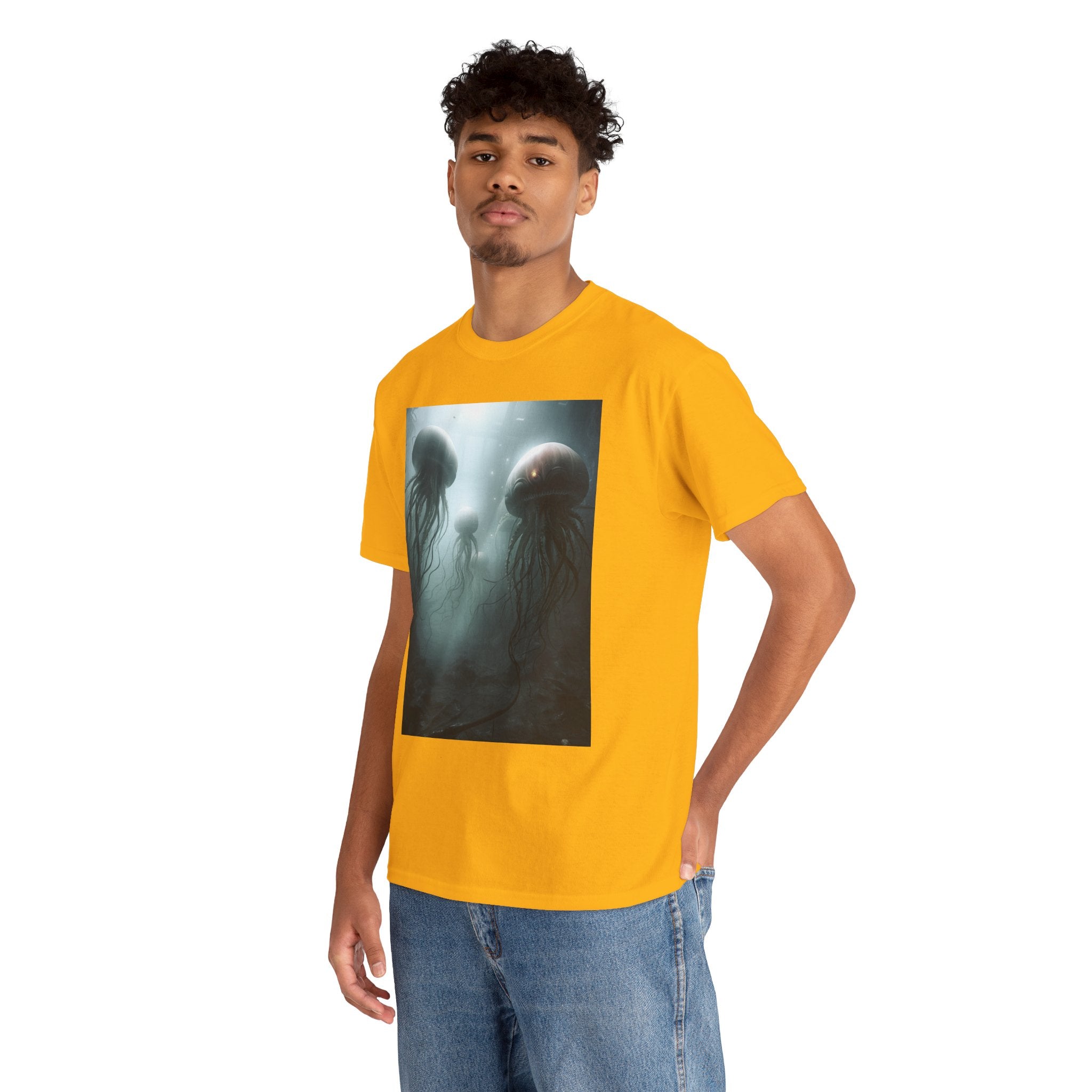 Alien Jellyfish Unisex Heavy Cotton Tee