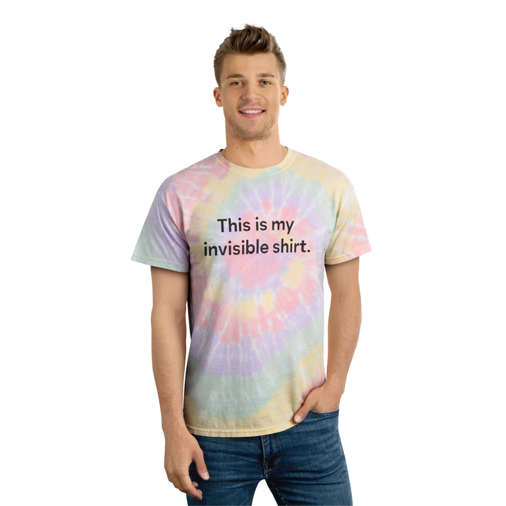 Invisible Shirt in Pastel Tie-Dye Tee