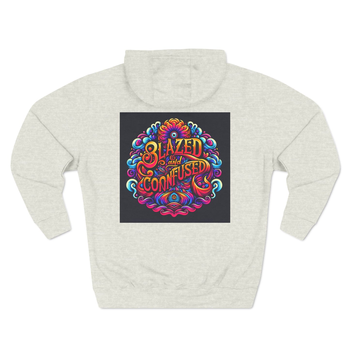 Blazed and Confused Three-Panel Fleece Hoodie