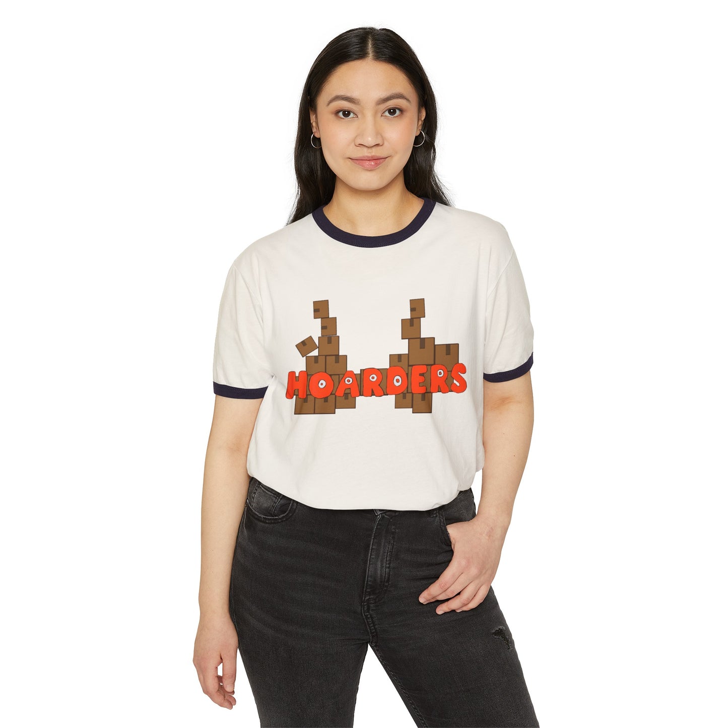 Hoarders Unisex Cotton Ringer T-Shirt