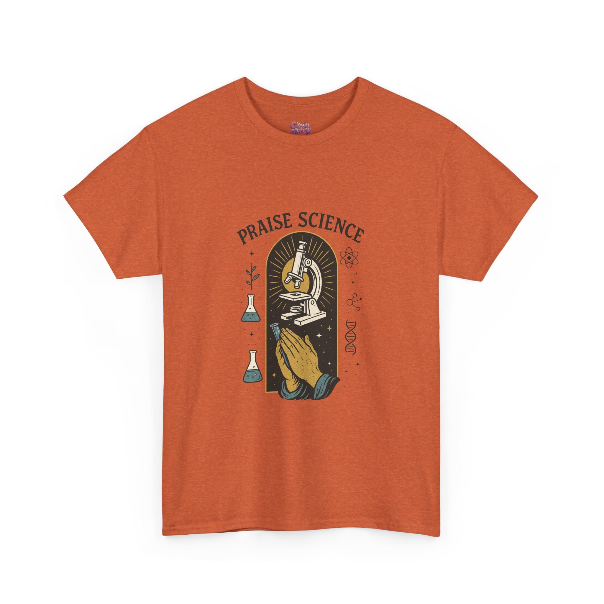 Praise Science Unisex Heavy Cotton Tee - Science Lover's T-Shirt for Educators and Students
