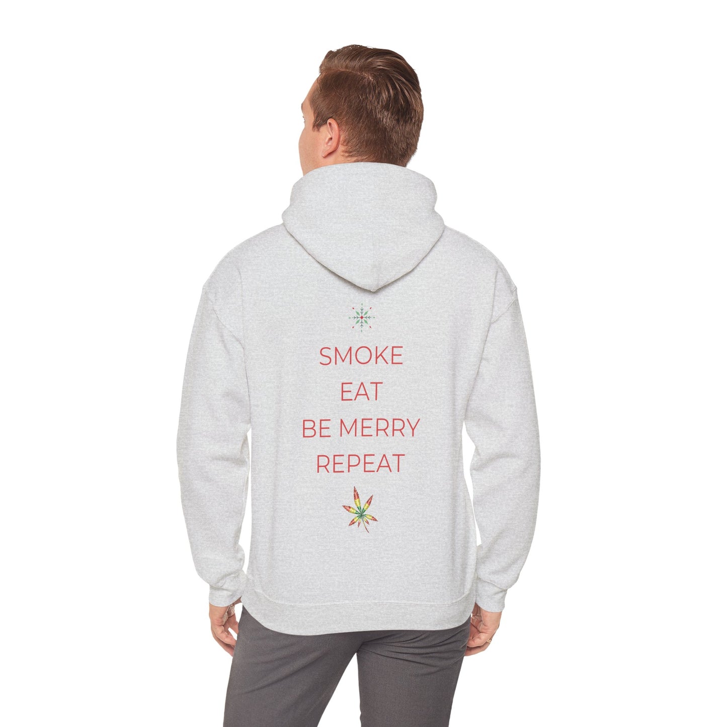 Eat Repeat Holiday Unisex Heavy Blend Hooded Sweatshirt