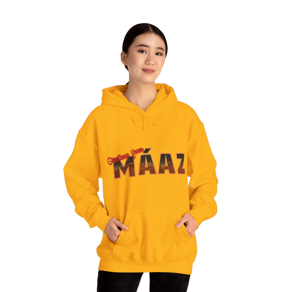 Greetings from Máaz Martians Unisex Heavy Blend Hooded Sweatshirt