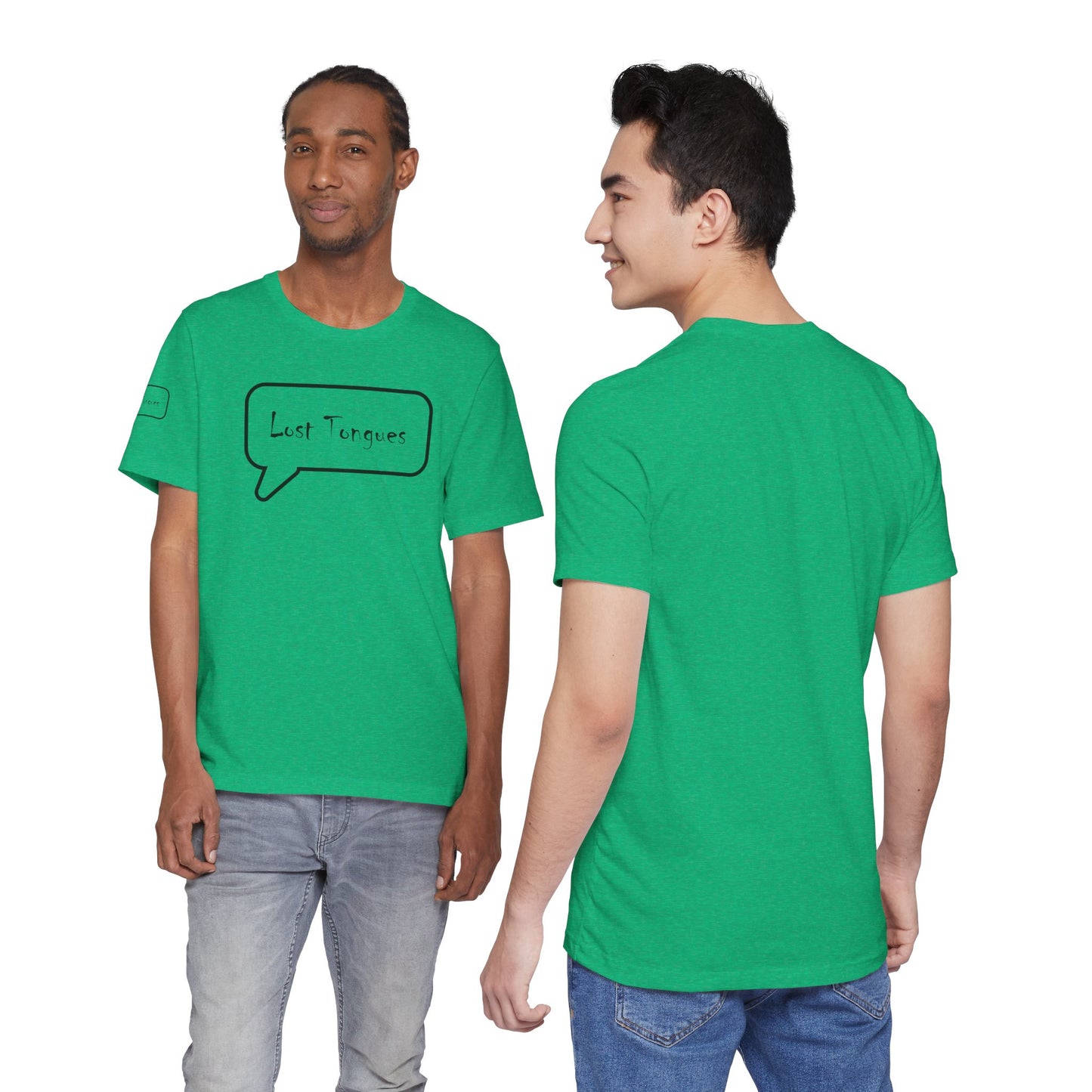 Lost Tongues Unisex Jersey Short Sleeve Tee