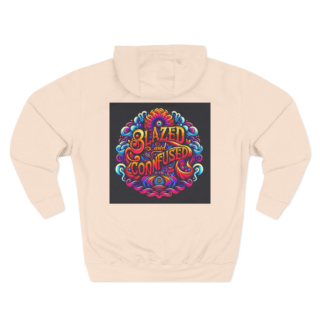 Blazed and Confused Three-Panel Fleece Hoodie