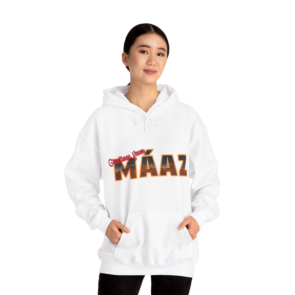 Greetings from Máaz Martians Unisex Heavy Blend Hooded Sweatshirt