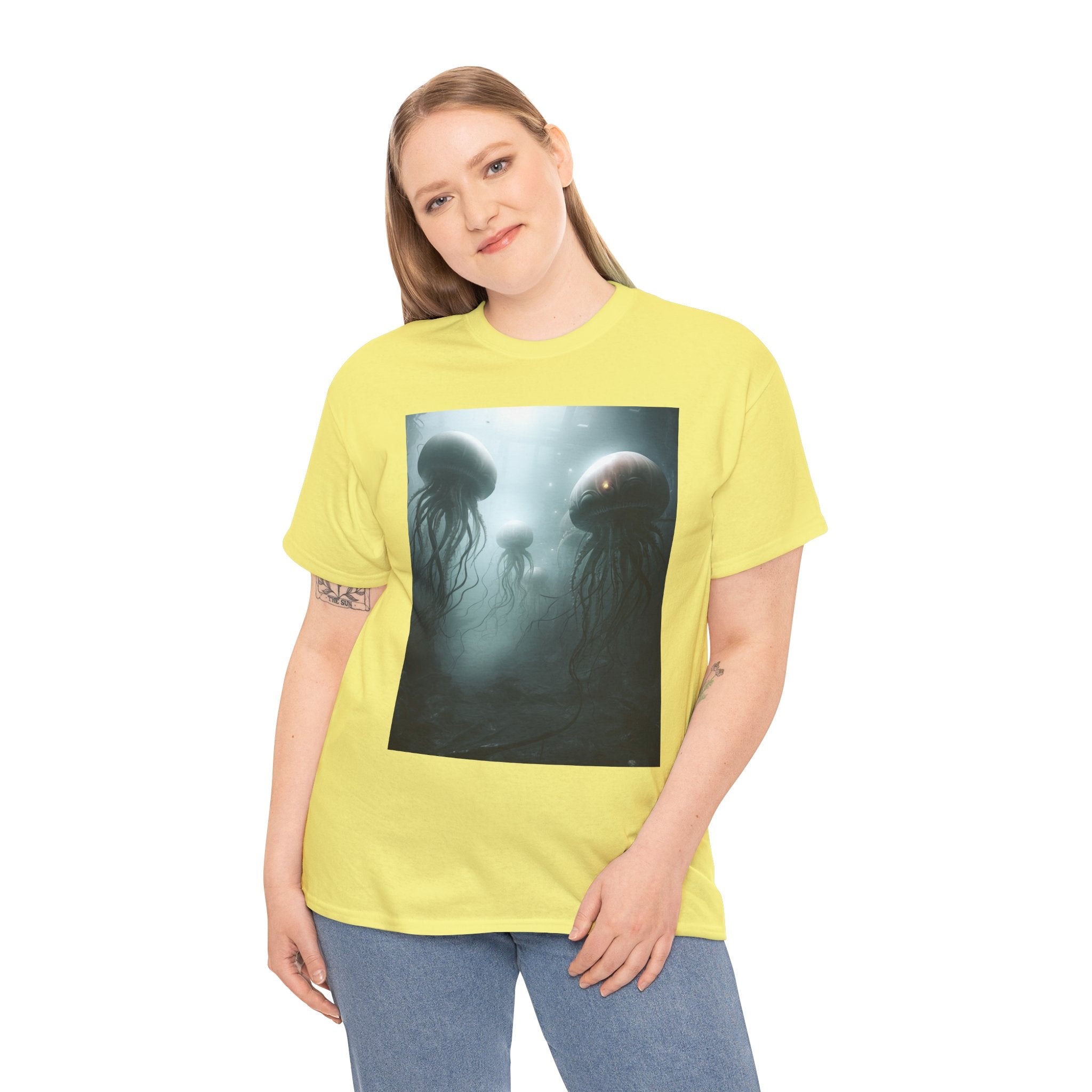 Alien Jellyfish Unisex Heavy Cotton Tee