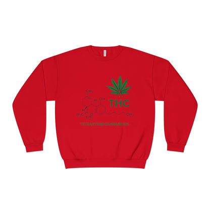 THC Molecule Unisex NuBlend Crewneck Sweatshirt