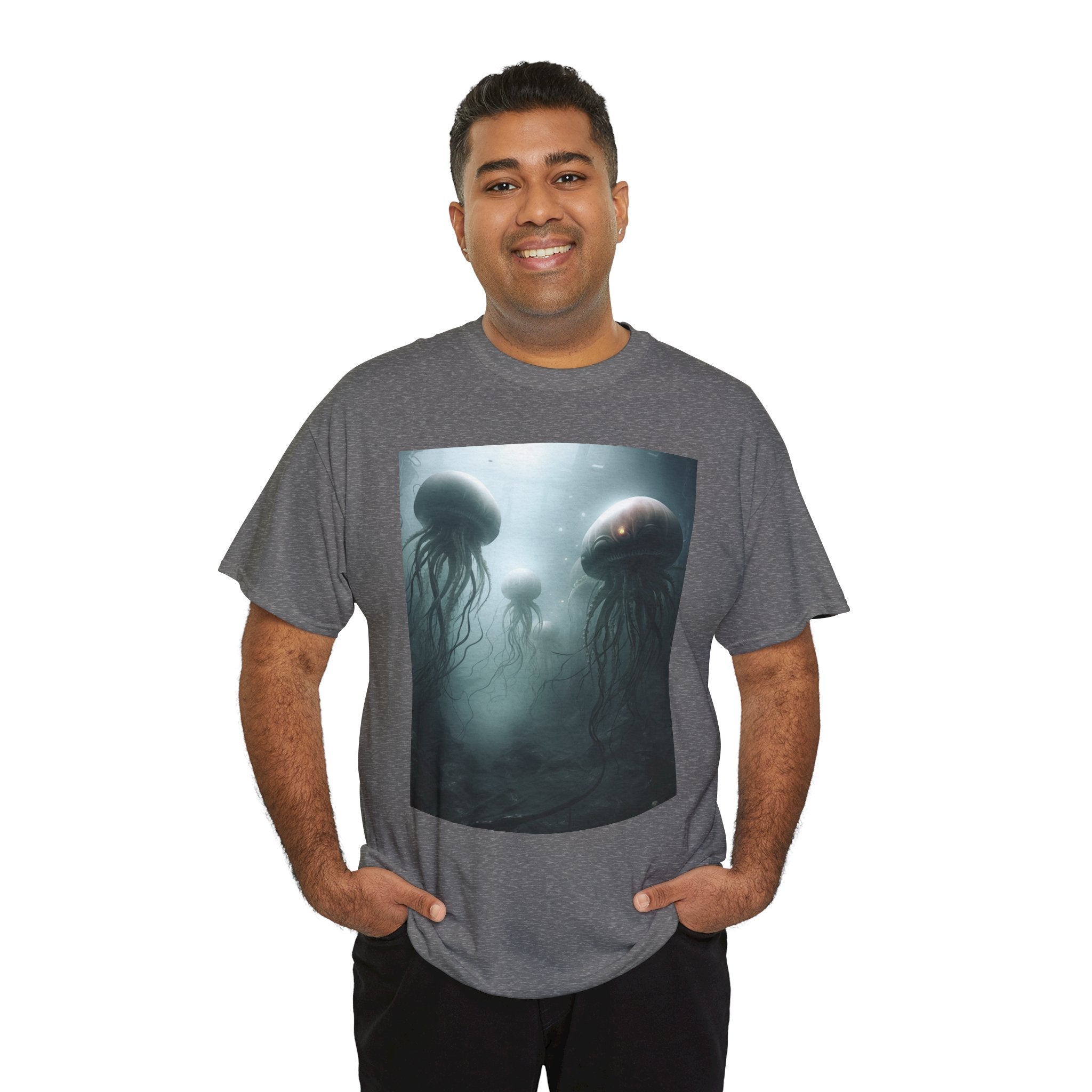 Alien Jellyfish Unisex Heavy Cotton Tee