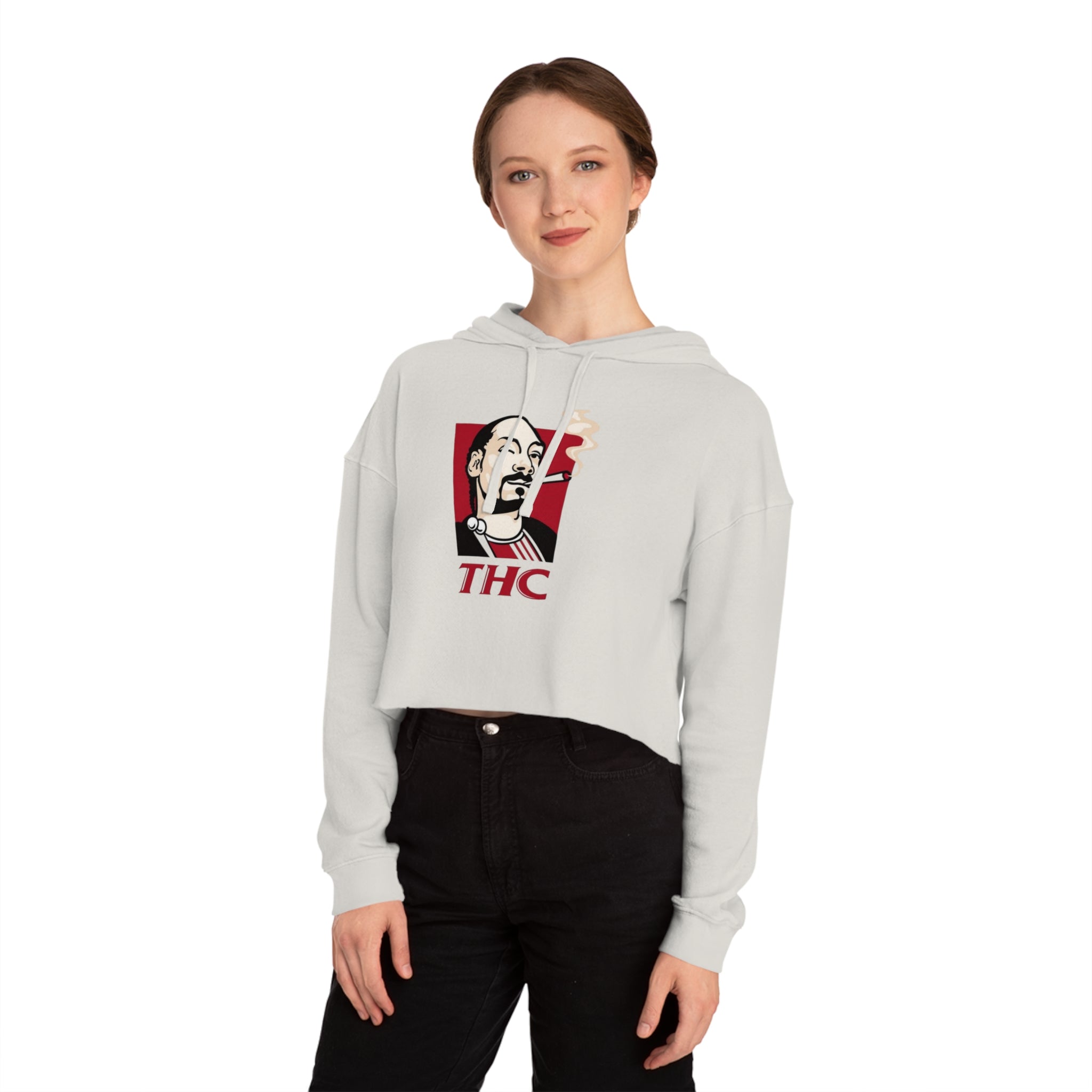 Bucket Love Cropped Hooded Sweatshirt - Chill Vibes