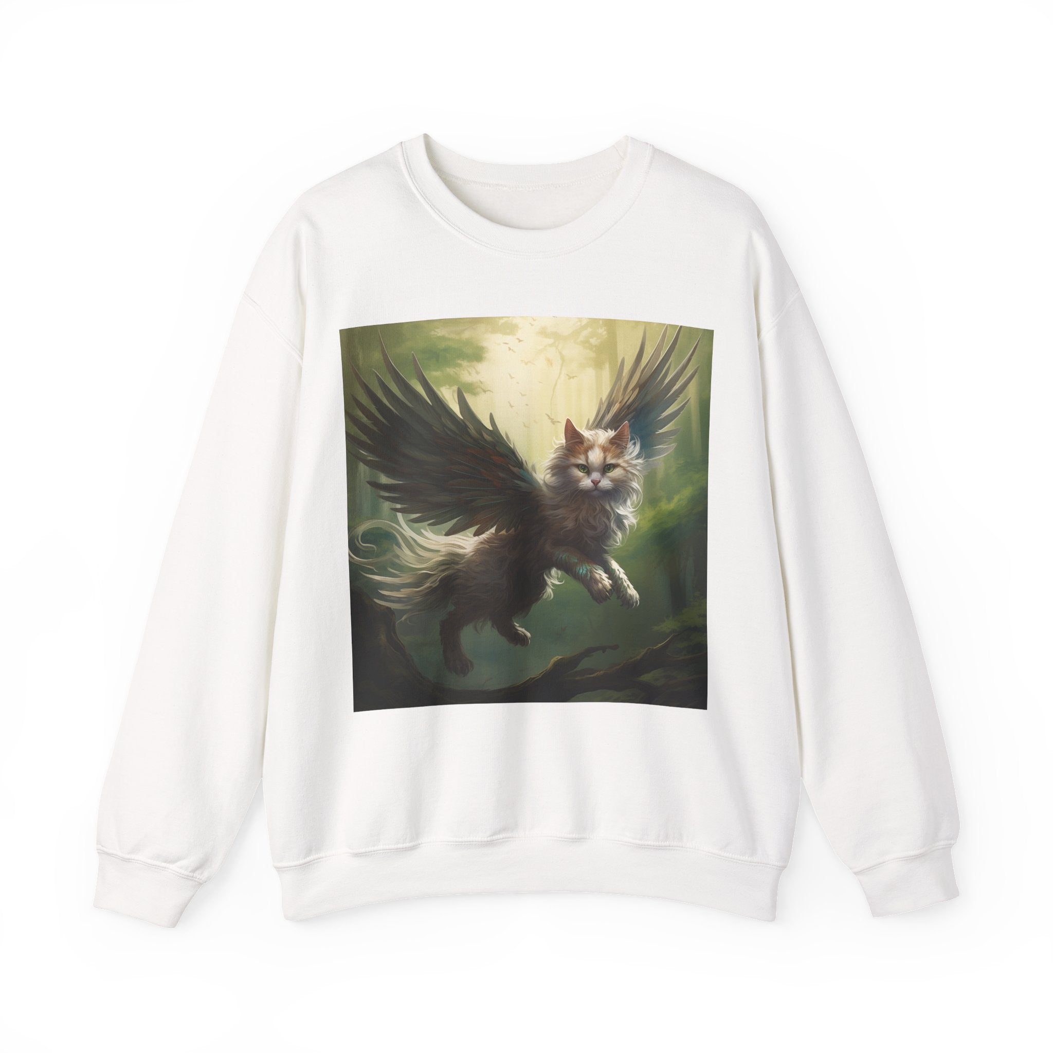 Fantasy Cat Unisex Heavy Blend Crewneck Sweatshirt