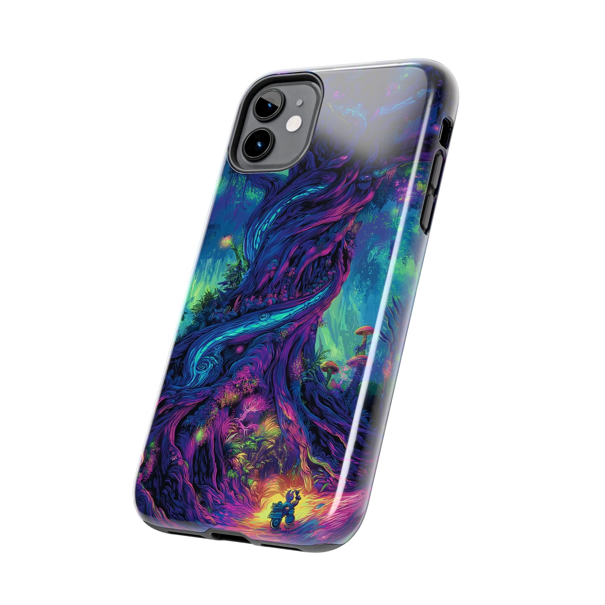 Psychedelic Tree Tough Phone Cases