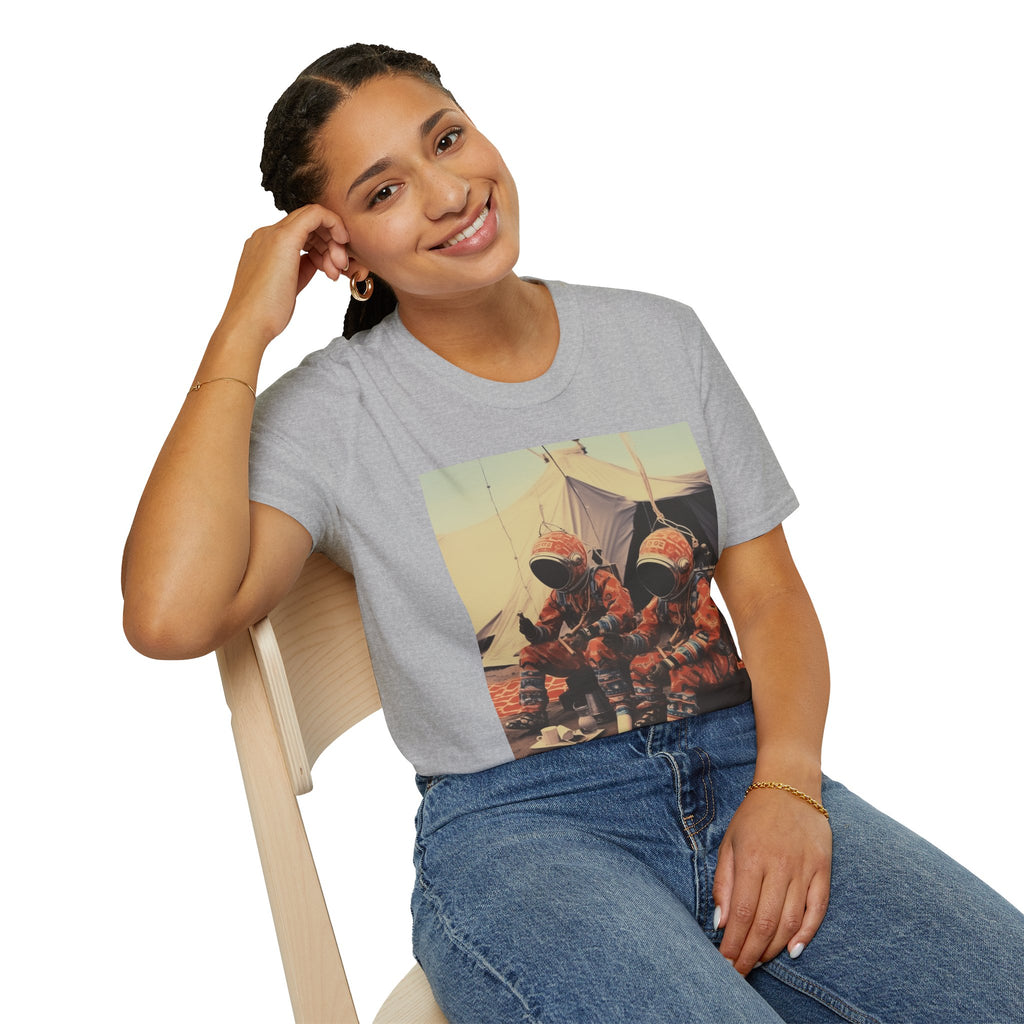 Martian African Print Unisex Softstyle T-Shirt