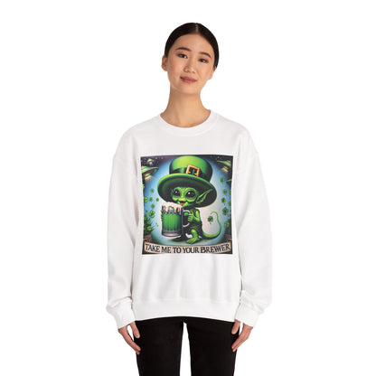 Take me to your Brewer Unisex Heavy Blend Crewneck Sweatshirt