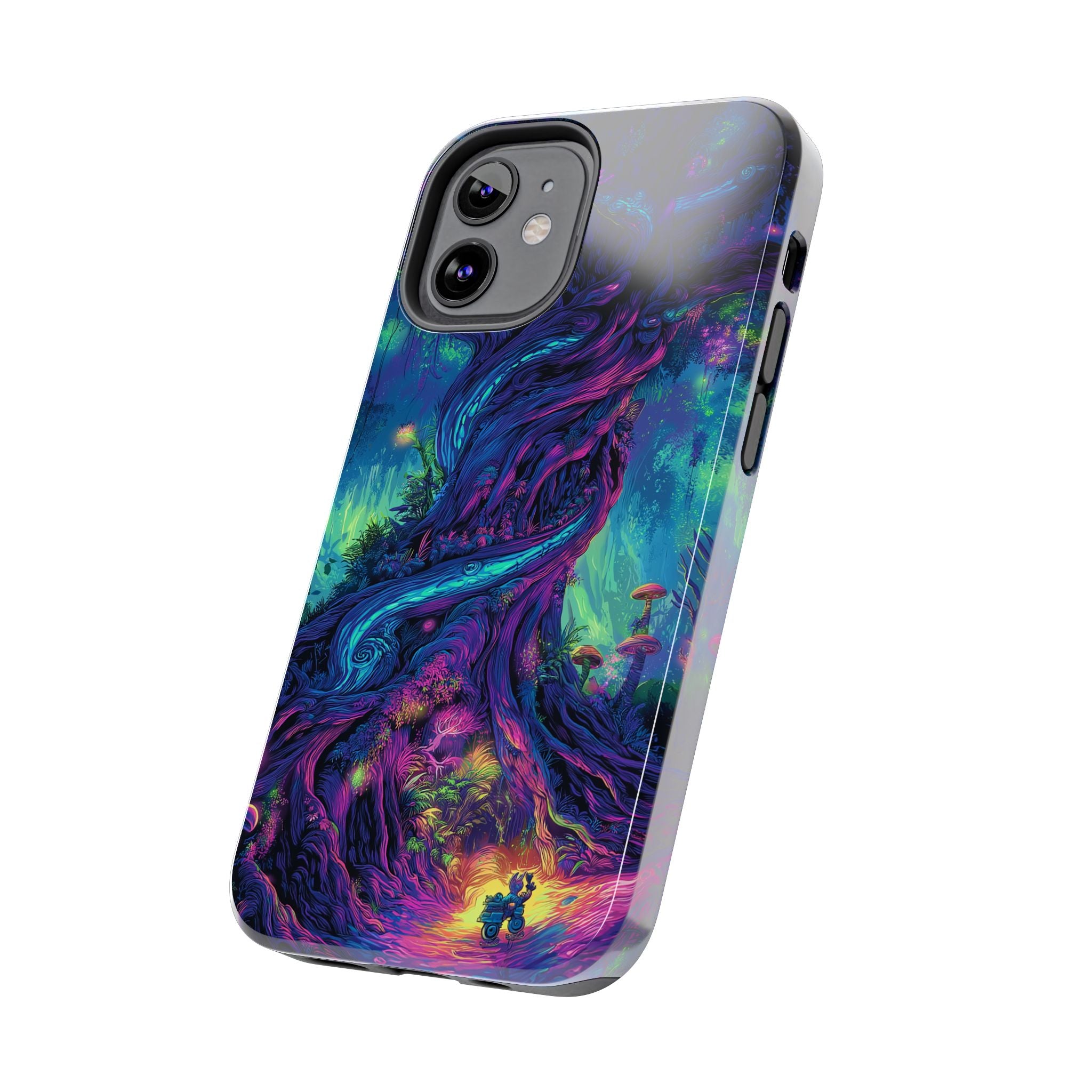 Psychedelic Tree Tough Phone Cases