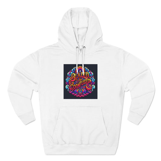 Blazed and Confused Three-Panel Fleece Hoodie