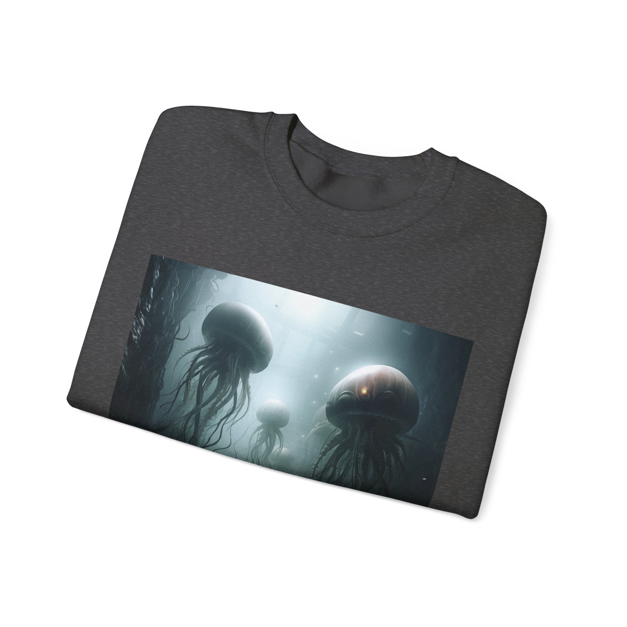 Alien Jellyfish Unisex Heavy Blend Crewneck Sweatshirt