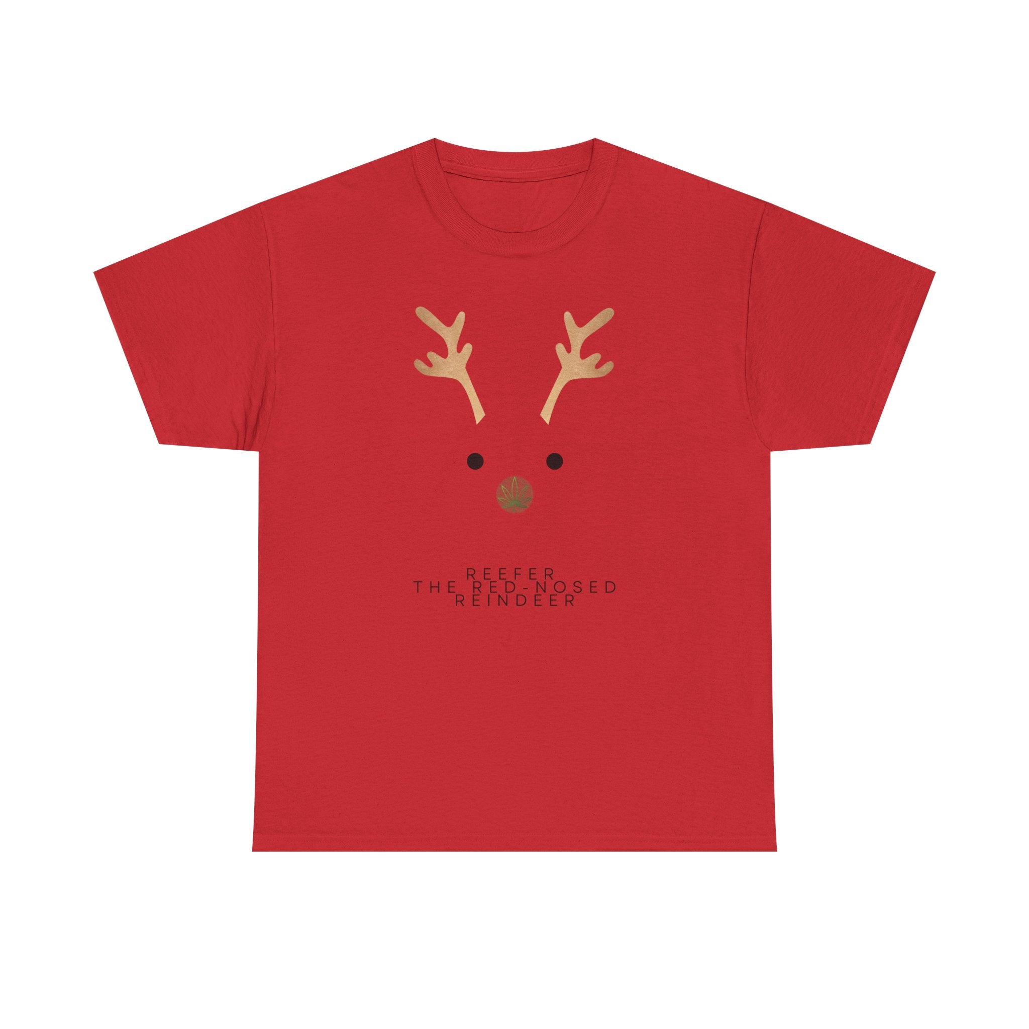 Reindeer Unisex Heavy Cotton Tee