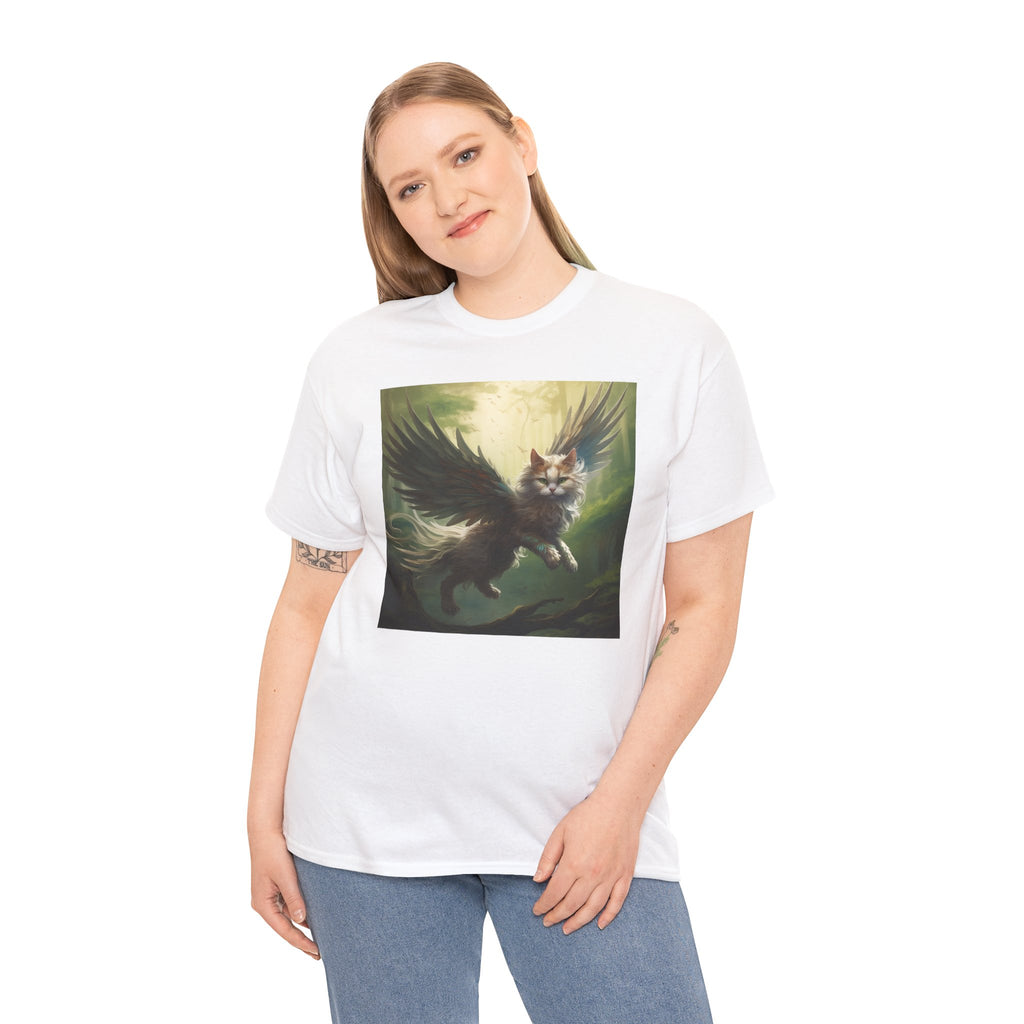 Fantasy Cat Unisex Heavy Cotton Tee