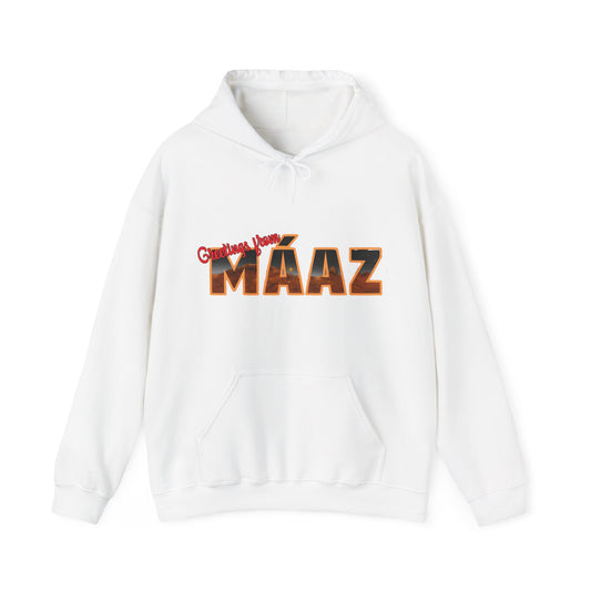 Greetings from Máaz Martians Unisex Heavy Blend Hooded Sweatshirt