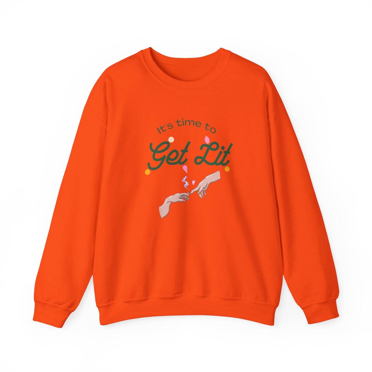 Get Lit Unisex Heavy Blend Crewneck Sweatshirt