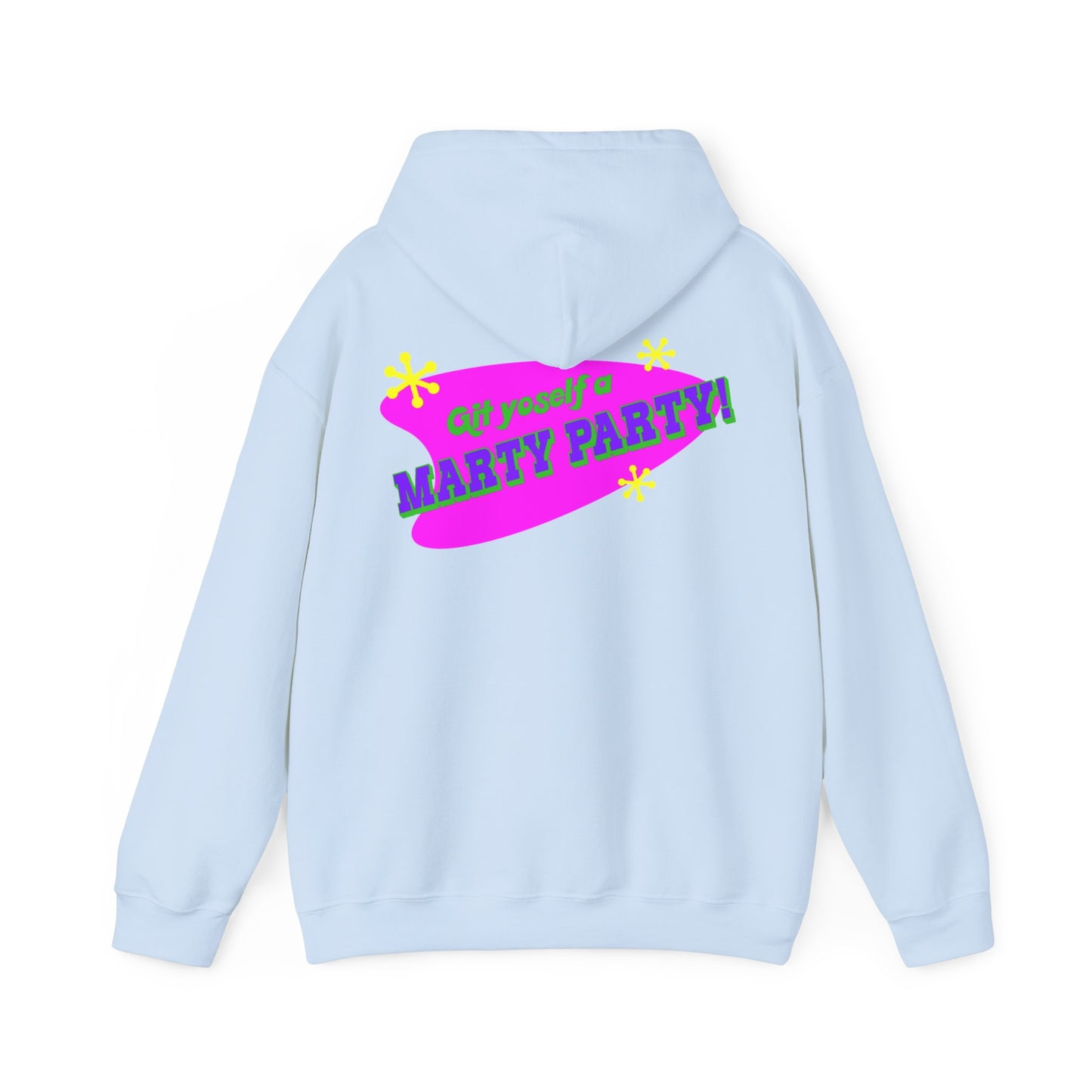 Marty Party Unisex Heavy Blend Hooded Sweatshirt