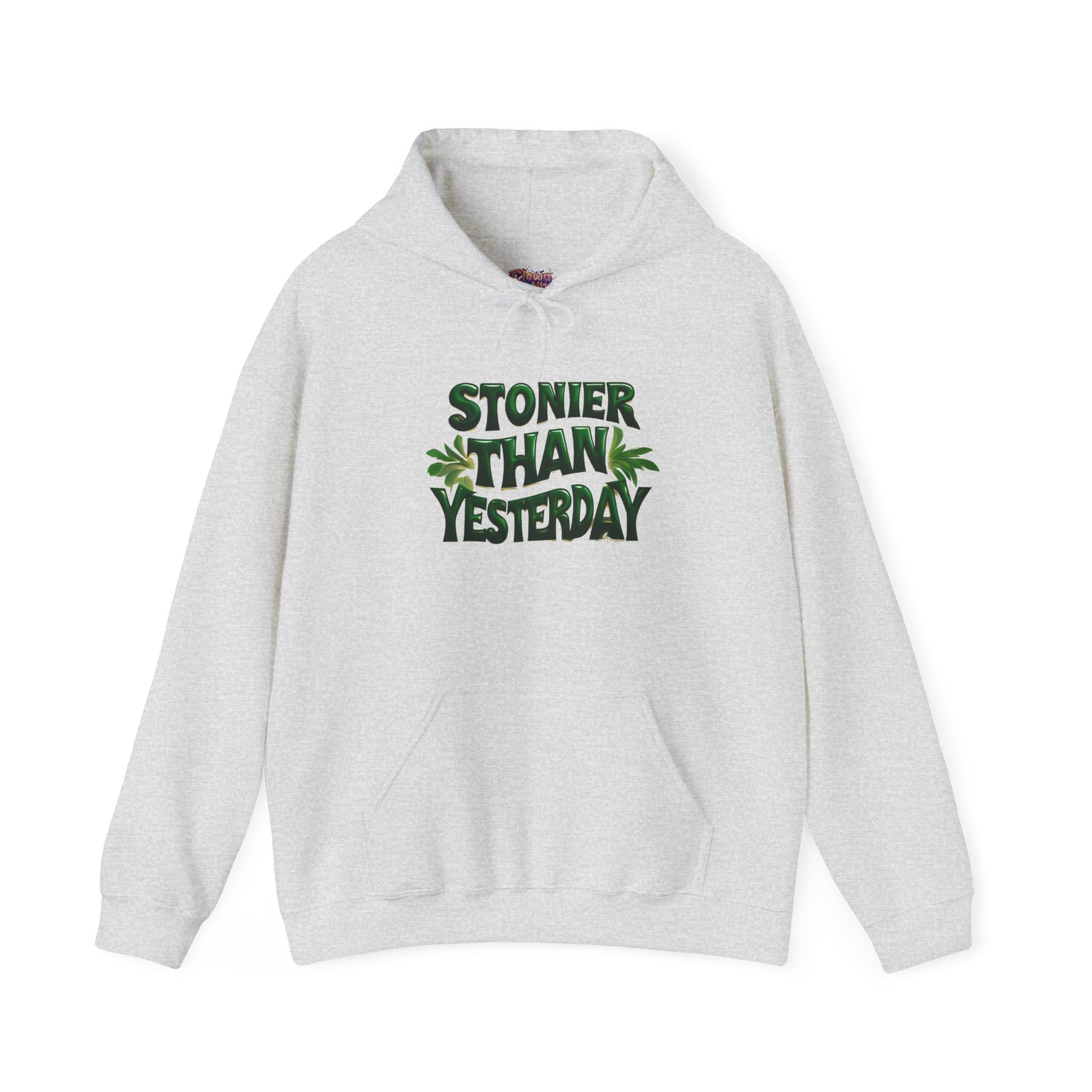 Stoner Vibes Unisex Hooded Sweatshirt - 'Stonier Than Yesterday'