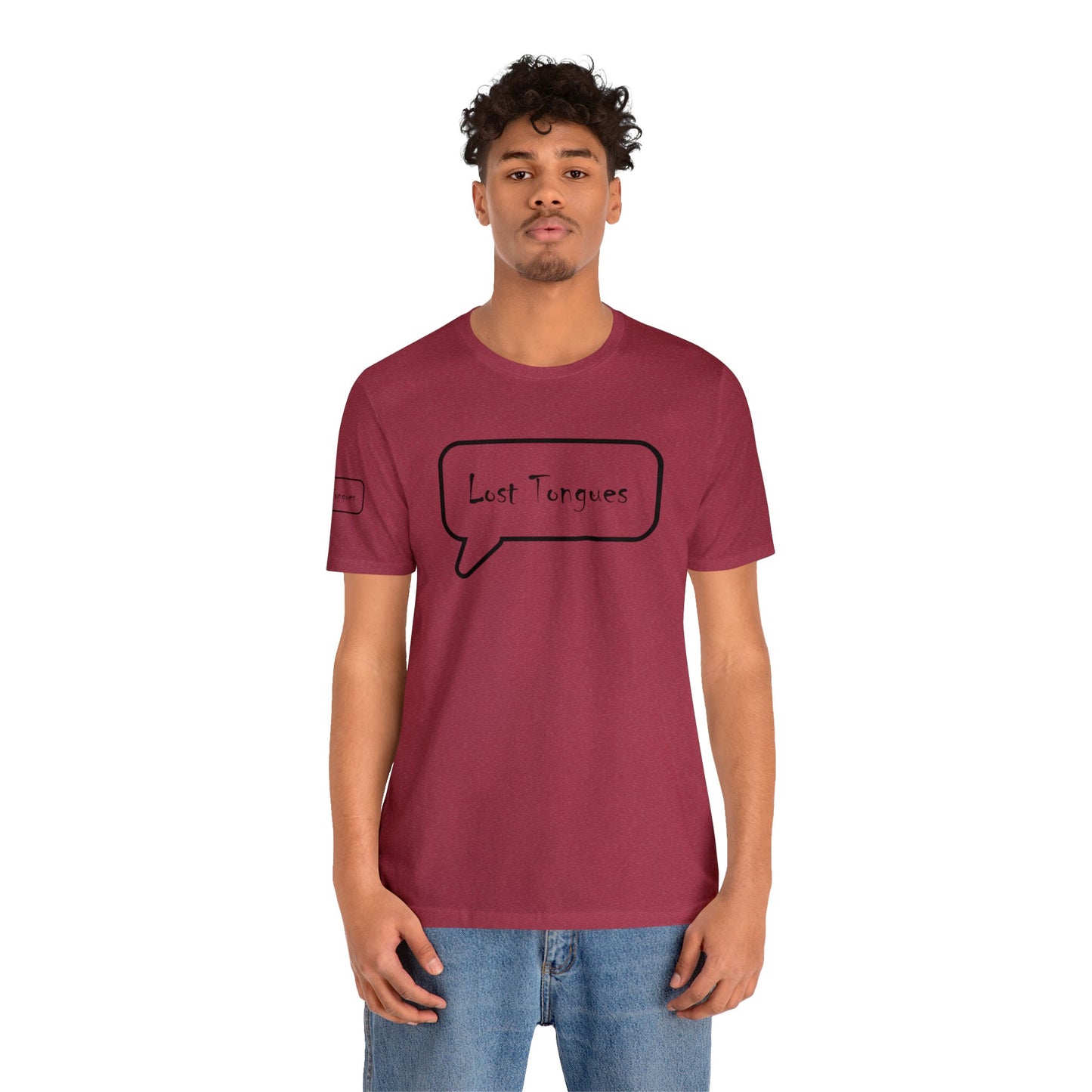 Lost Tongues Unisex Jersey Short Sleeve Tee