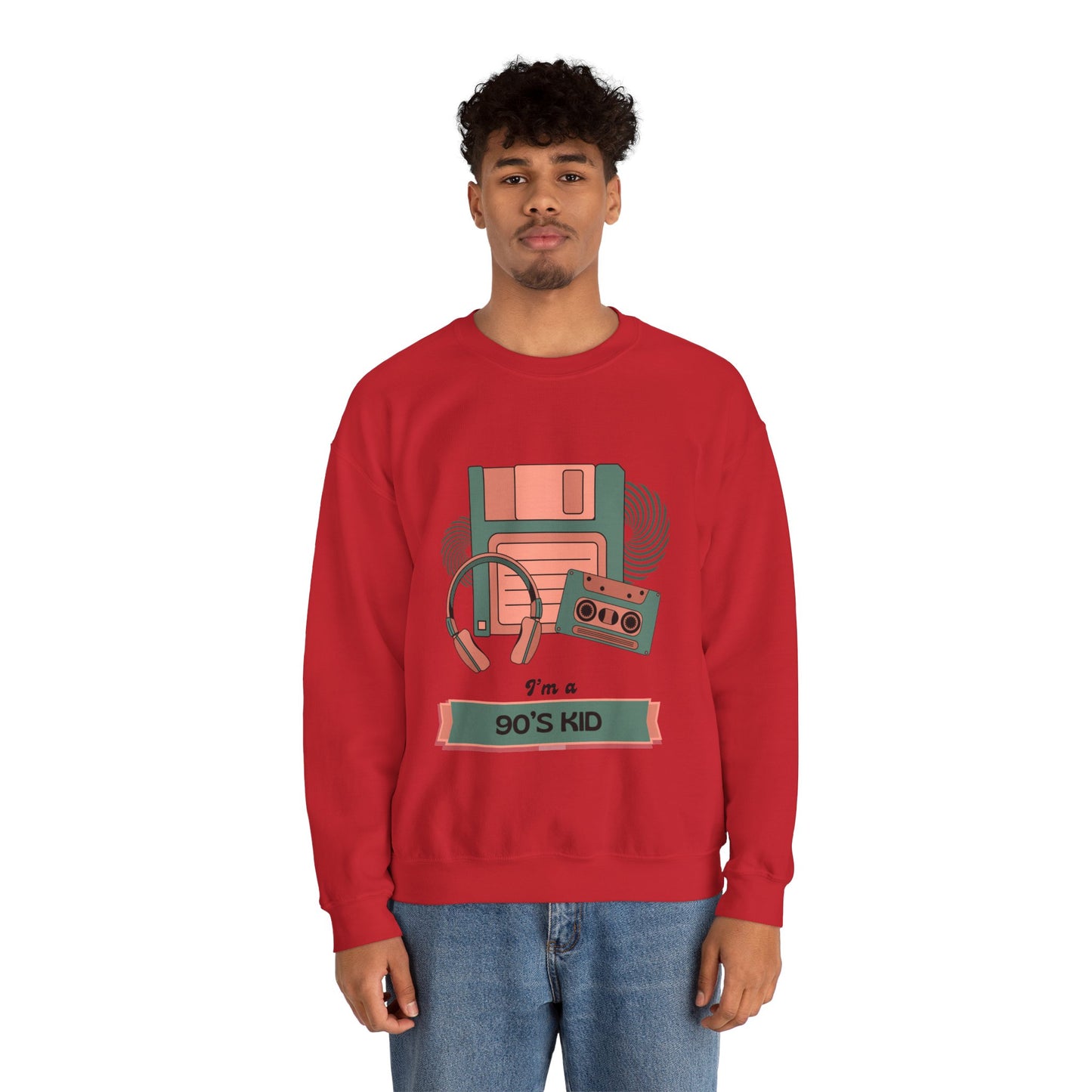 90s Kid Unisex Heavy Blend Crewneck Sweatshirt
