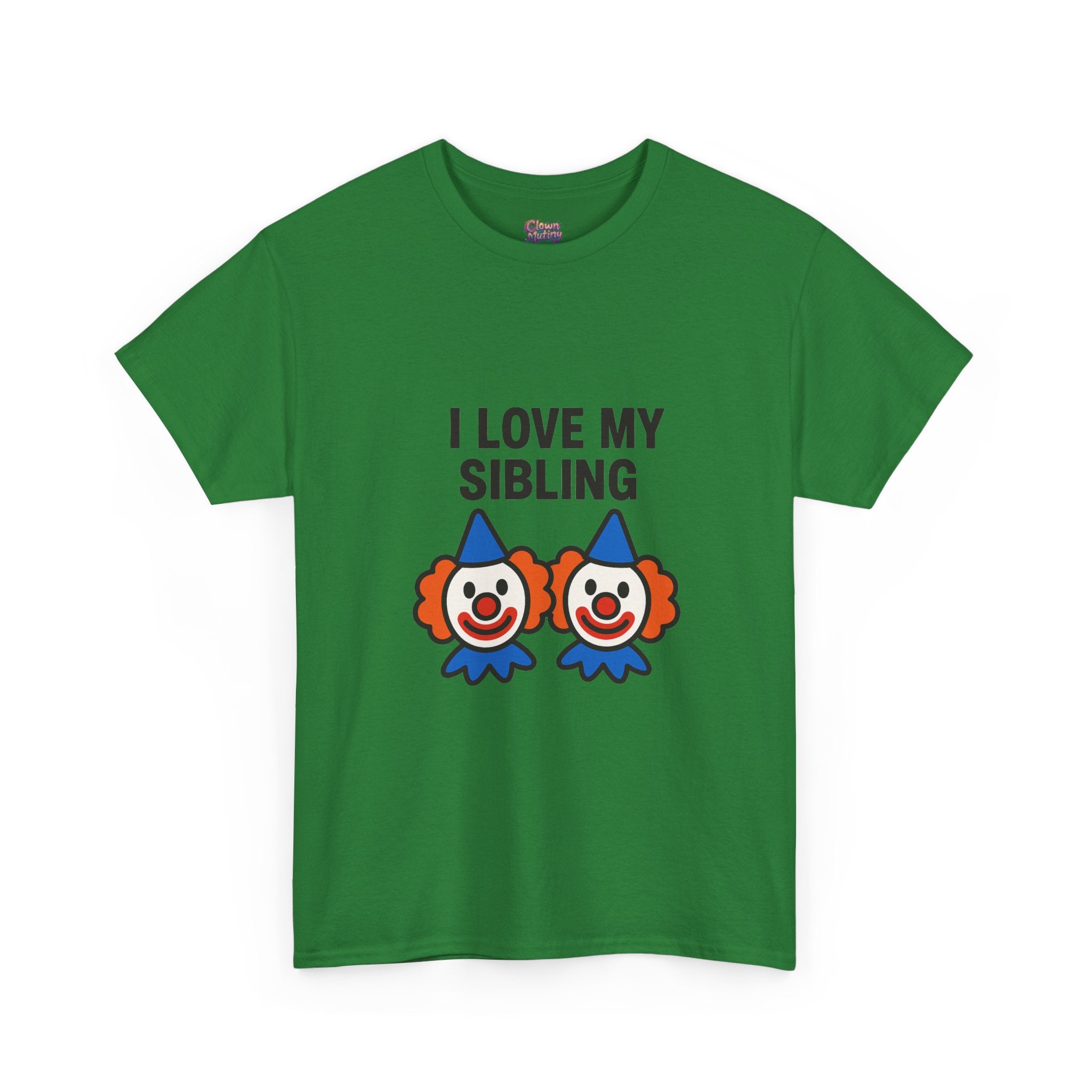 Funny Clown Sibling Love Unisex Cotton Tee