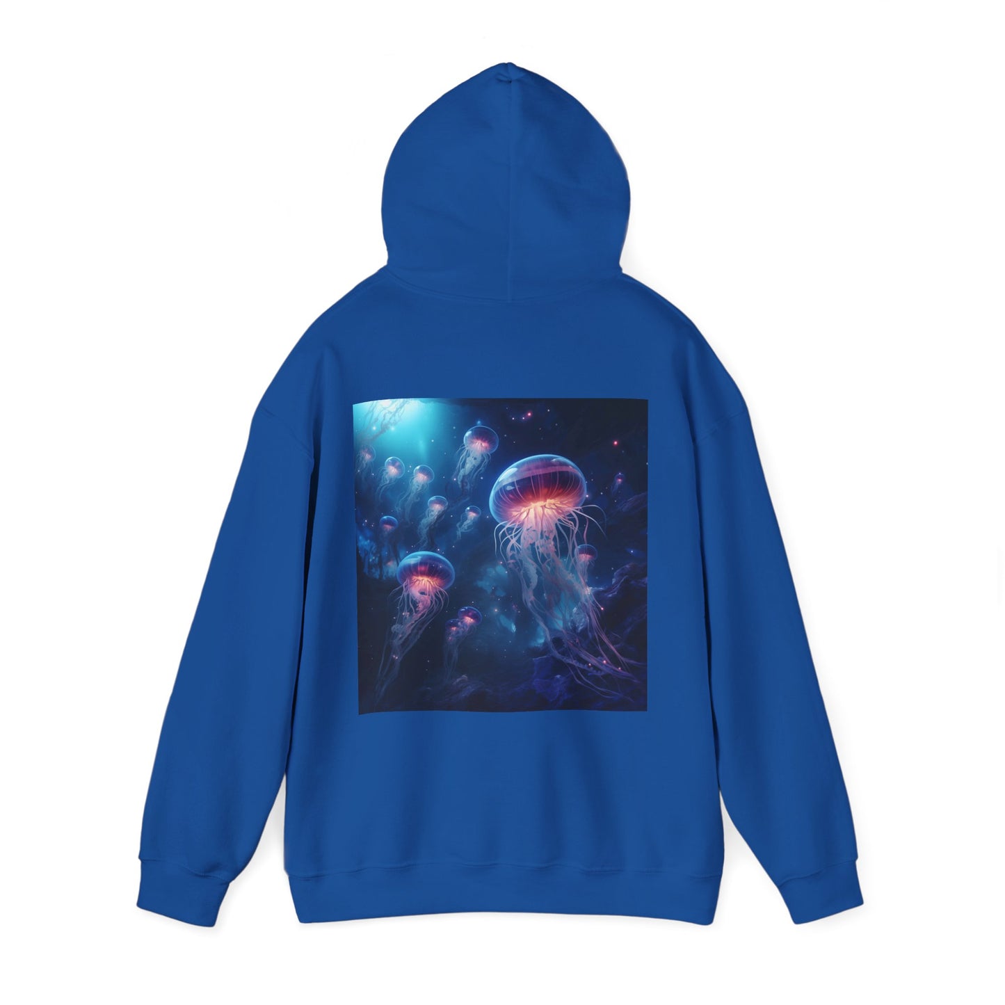 Jellyfish in Space Unisex Heavy Blend Hooded Sweatshirt
