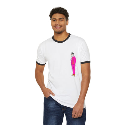 Draw and Guffaw Loren K Little Old Lesbian Unisex Cotton Ringer T-Shirt