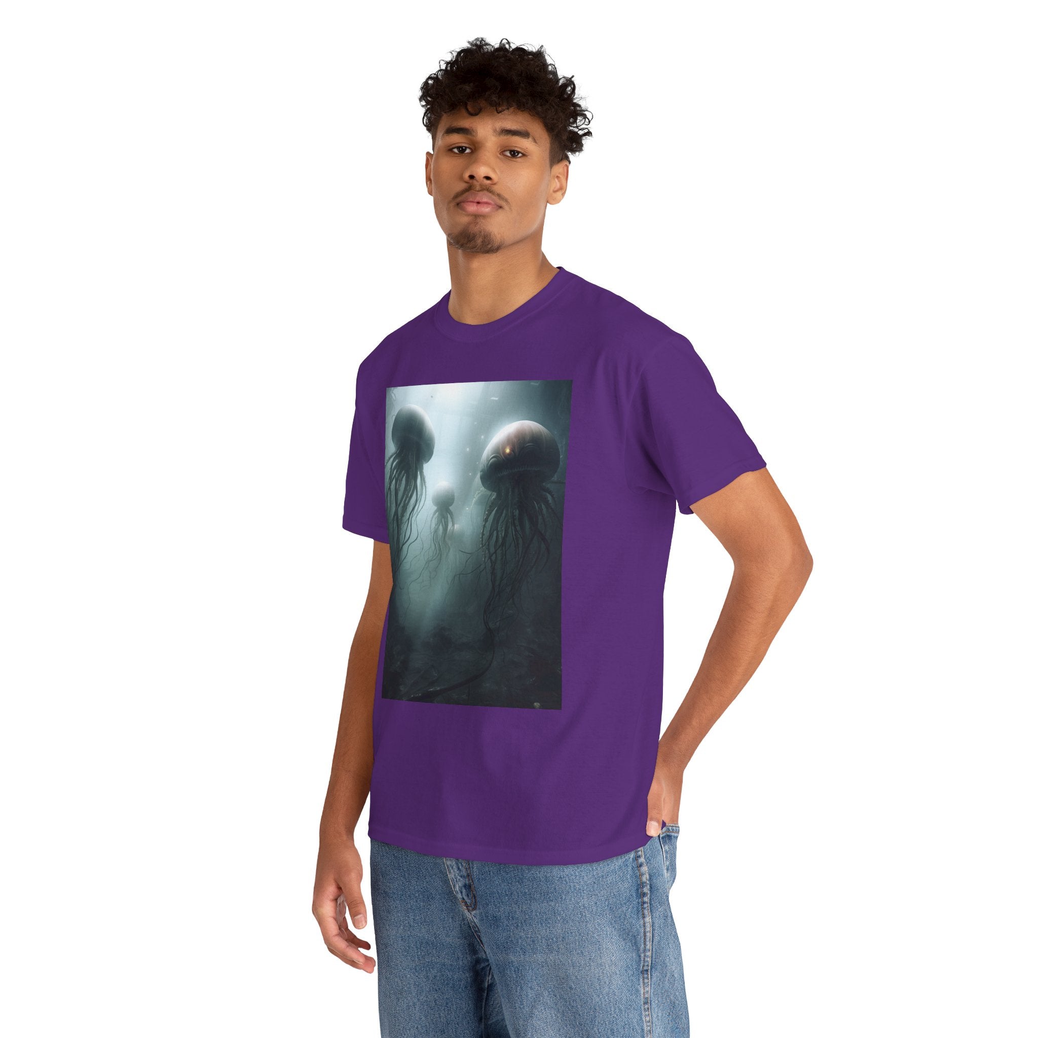 Alien Jellyfish Unisex Heavy Cotton Tee