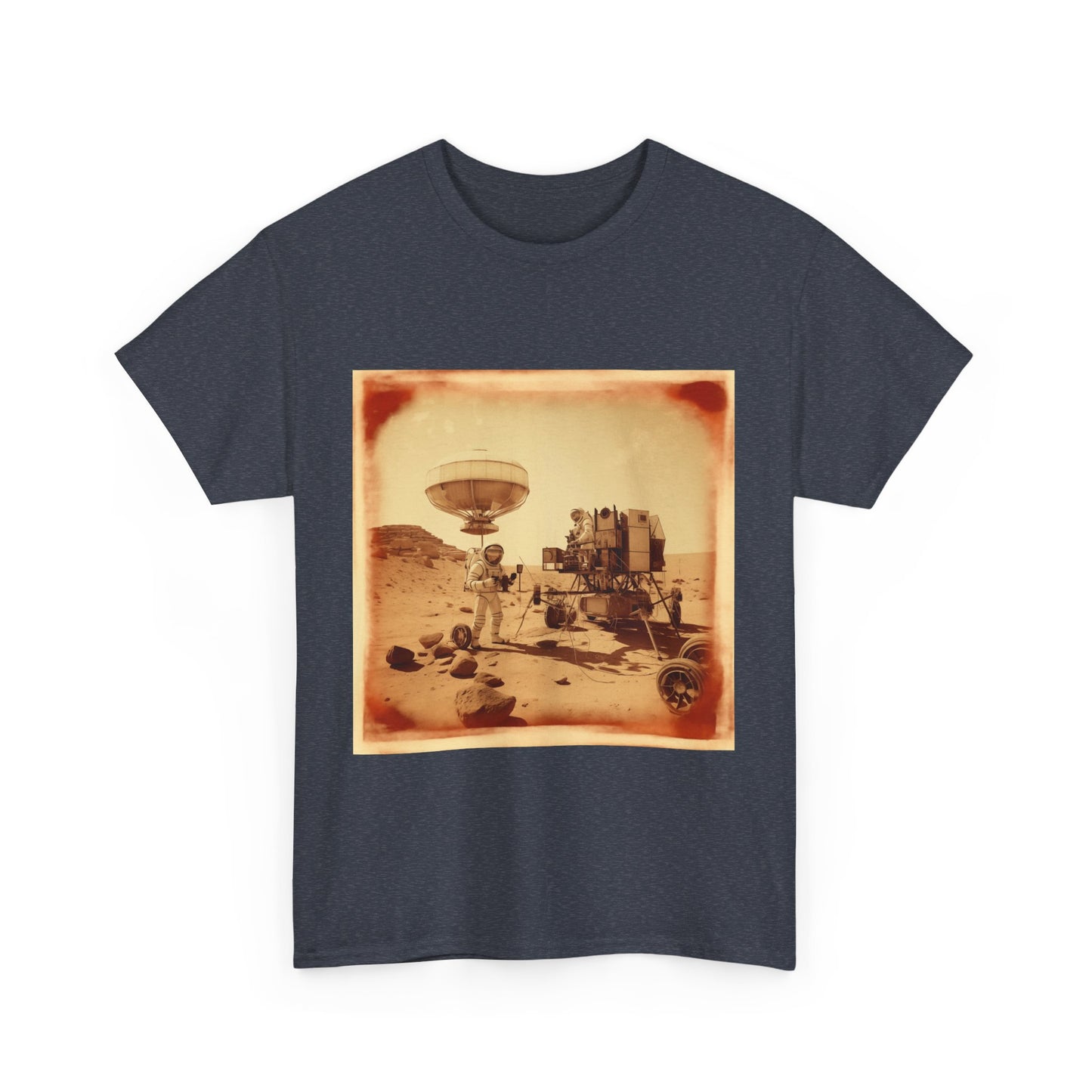 Martian Polaroid Unisex Heavy Cotton Tee