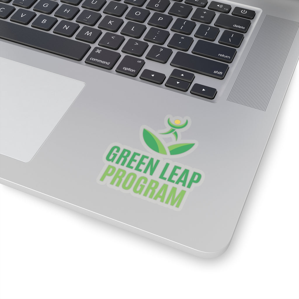 Green Leap Kiss-Cut Stickers