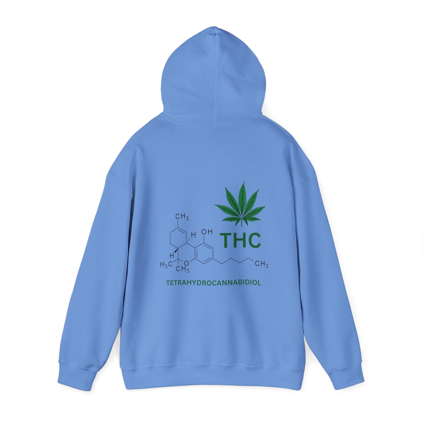 THC Molecule Unisex Heavy Blend Hooded Sweatshirt