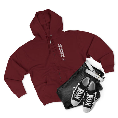 FC Màaz African Zip Hoodie — Vintage Astronauts Graphic Zip-Up Hoodie