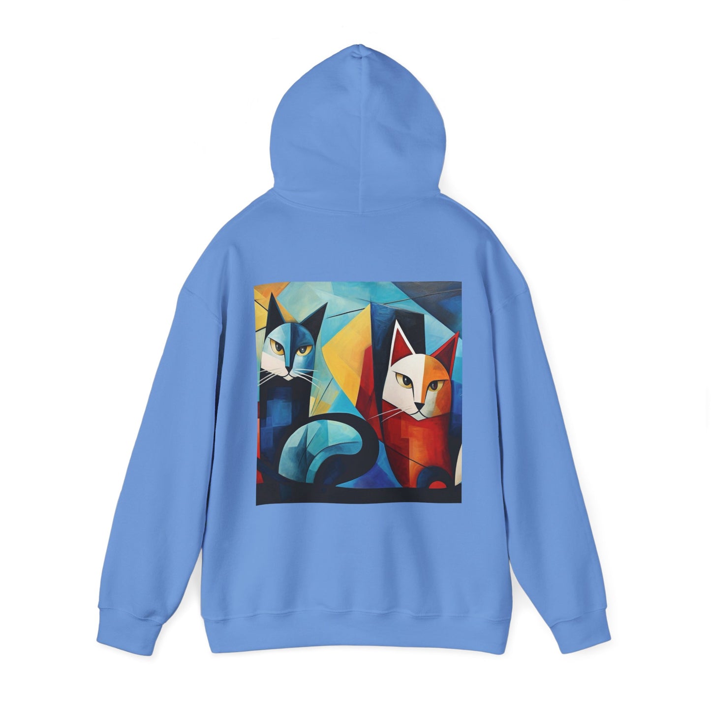 MeowMeow Back Unisex Heavy Blend Hooded Sweatshirt