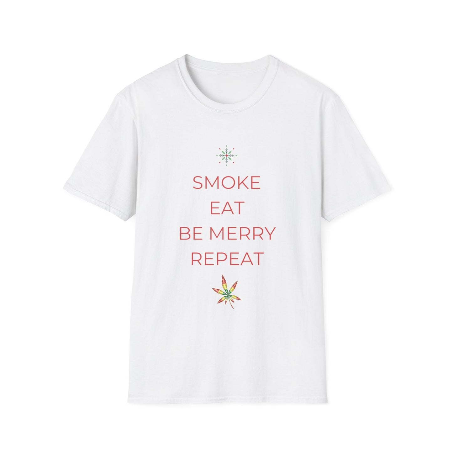 Eat Repeat Holiday Unisex Softstyle T-Shirt