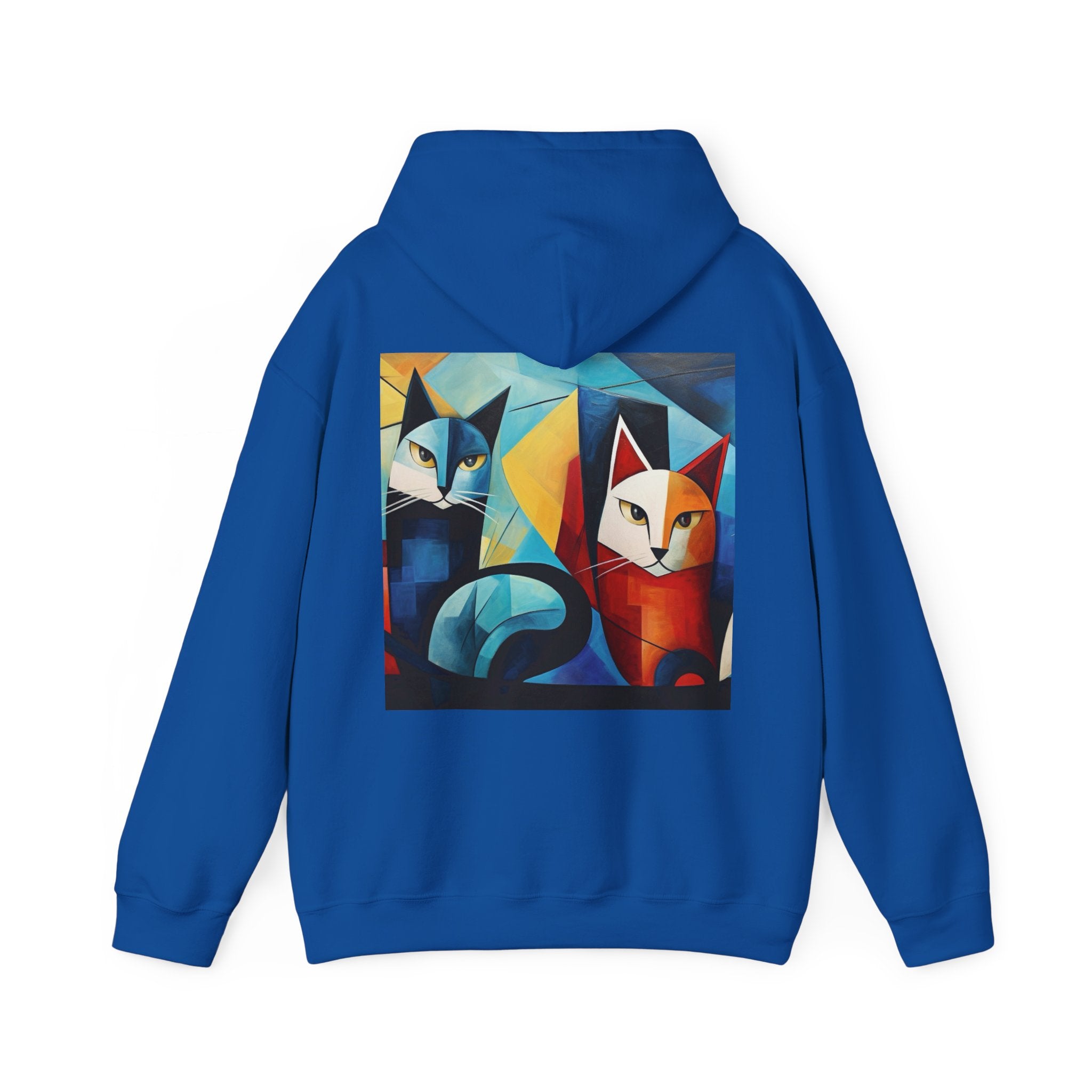 MeowMeow Back Unisex Heavy Blend Hooded Sweatshirt