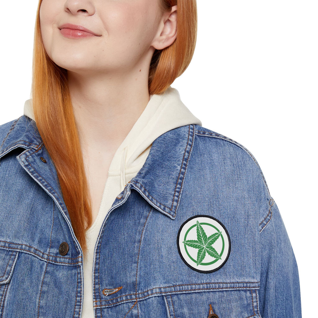 Green Army Star Iron-On Patches | Stylish Embroidered Patches for Jackets & Bags