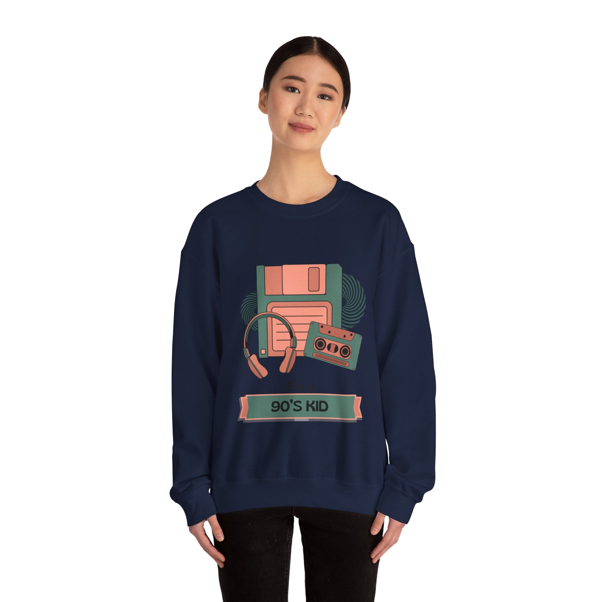 90s Kid Unisex Heavy Blend Crewneck Sweatshirt