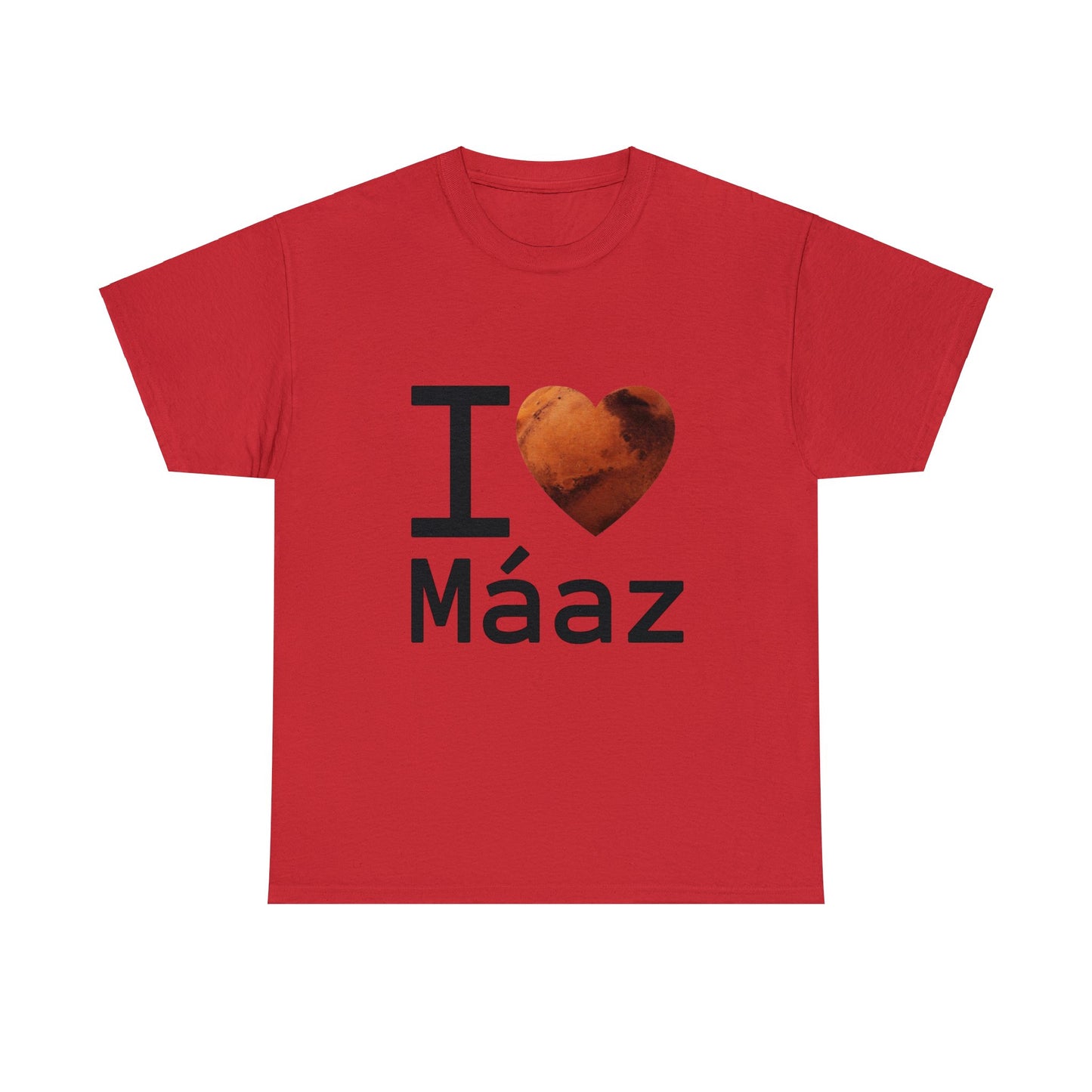 I Love Mars Unisex Heavy Cotton Tee