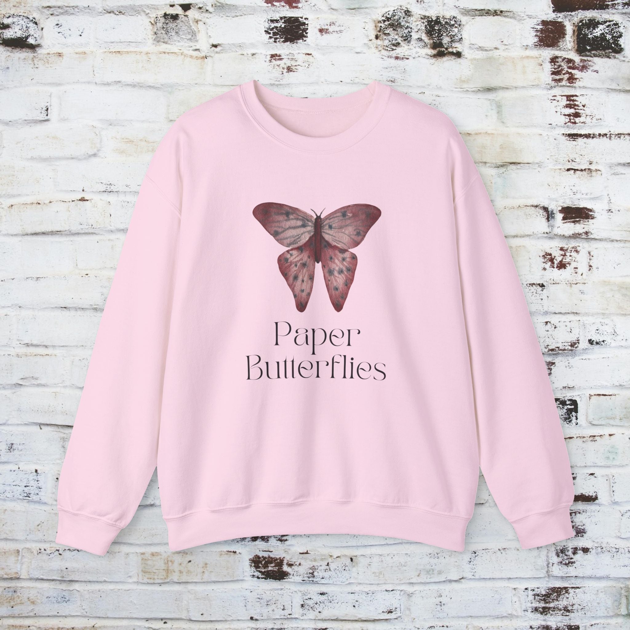 Paper Butterflies Unisex Heavy Blend Crewneck Sweatshirt