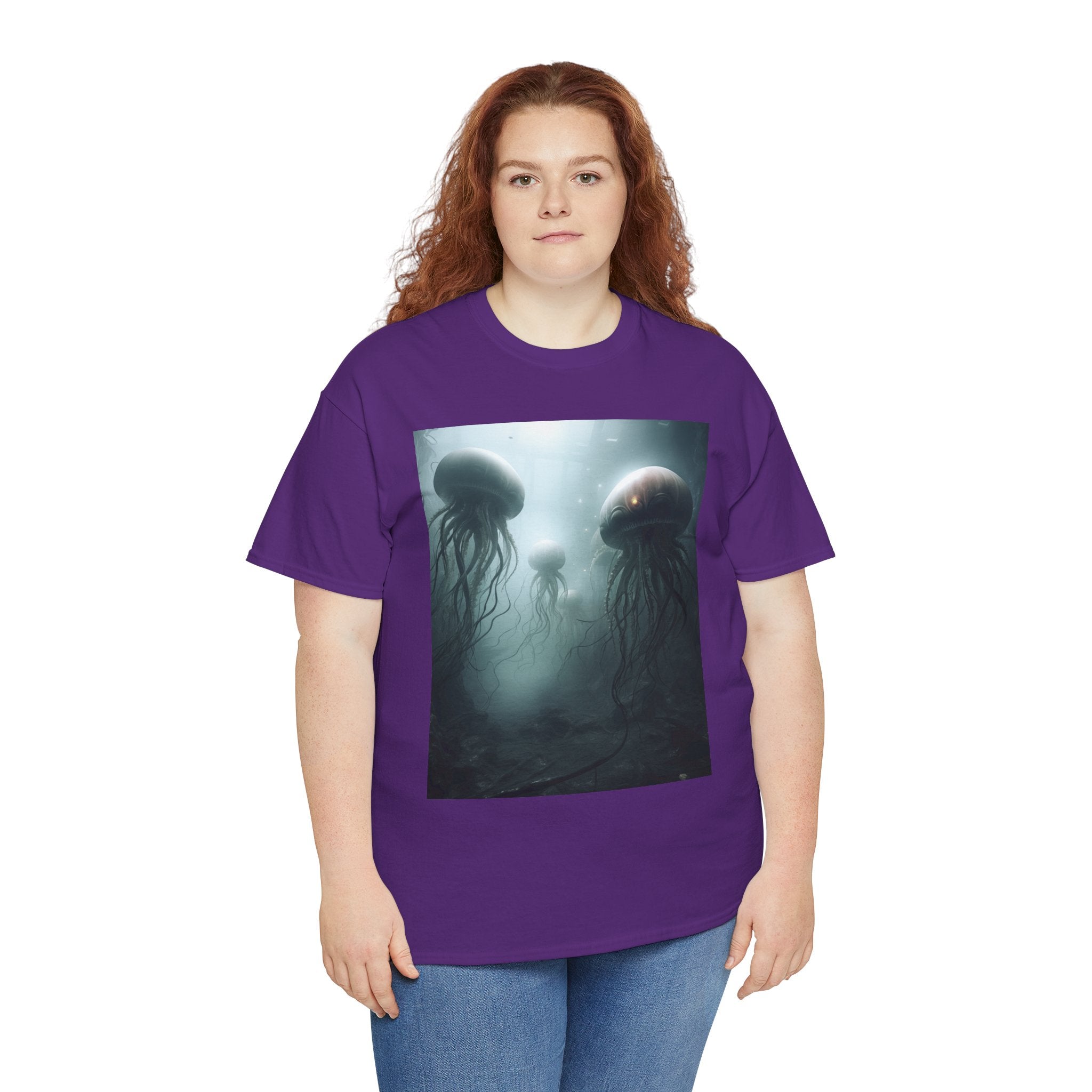 Alien Jellyfish Unisex Heavy Cotton Tee