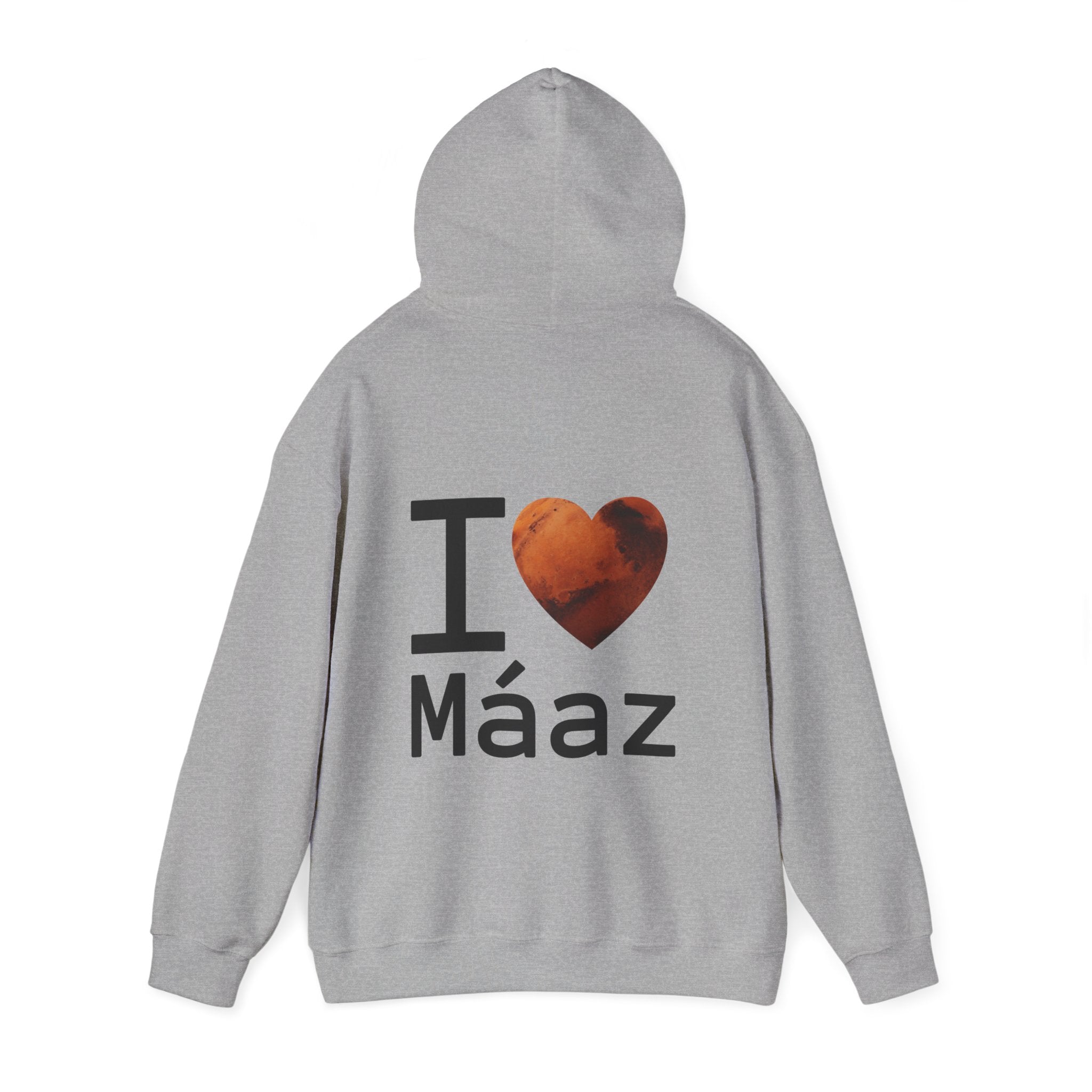 I Love Mars Unisex Heavy Blend Hooded Sweatshirt