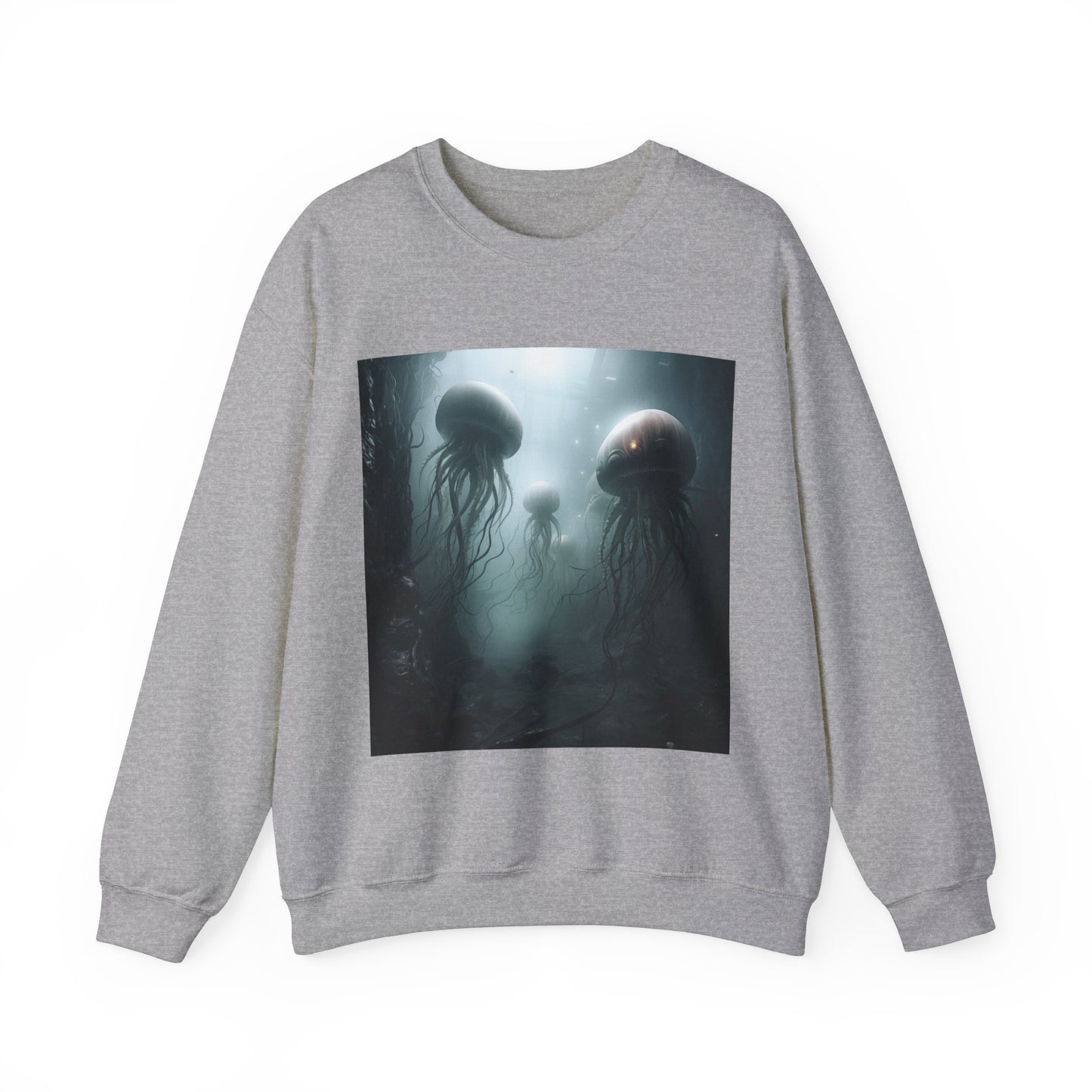 Alien Jellyfish Unisex Heavy Blend Crewneck Sweatshirt